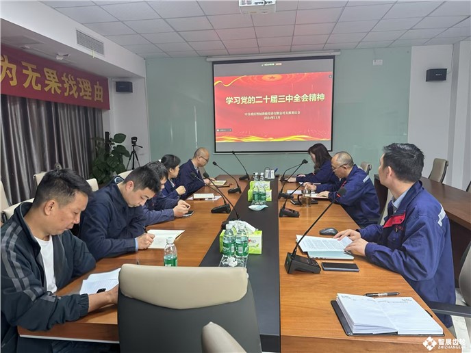 深入學(xué)習(xí)黨的二十屆三中全會精神，智展黨支部召開專題黨課